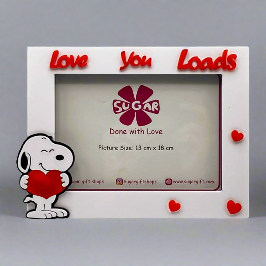 Snoopy Love  Frame