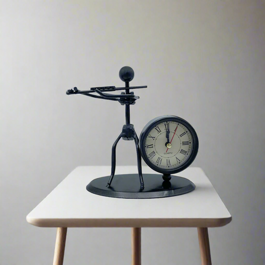 Musician Clock Figure