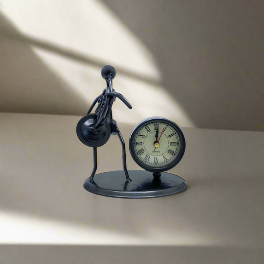 Musician Clock Figure