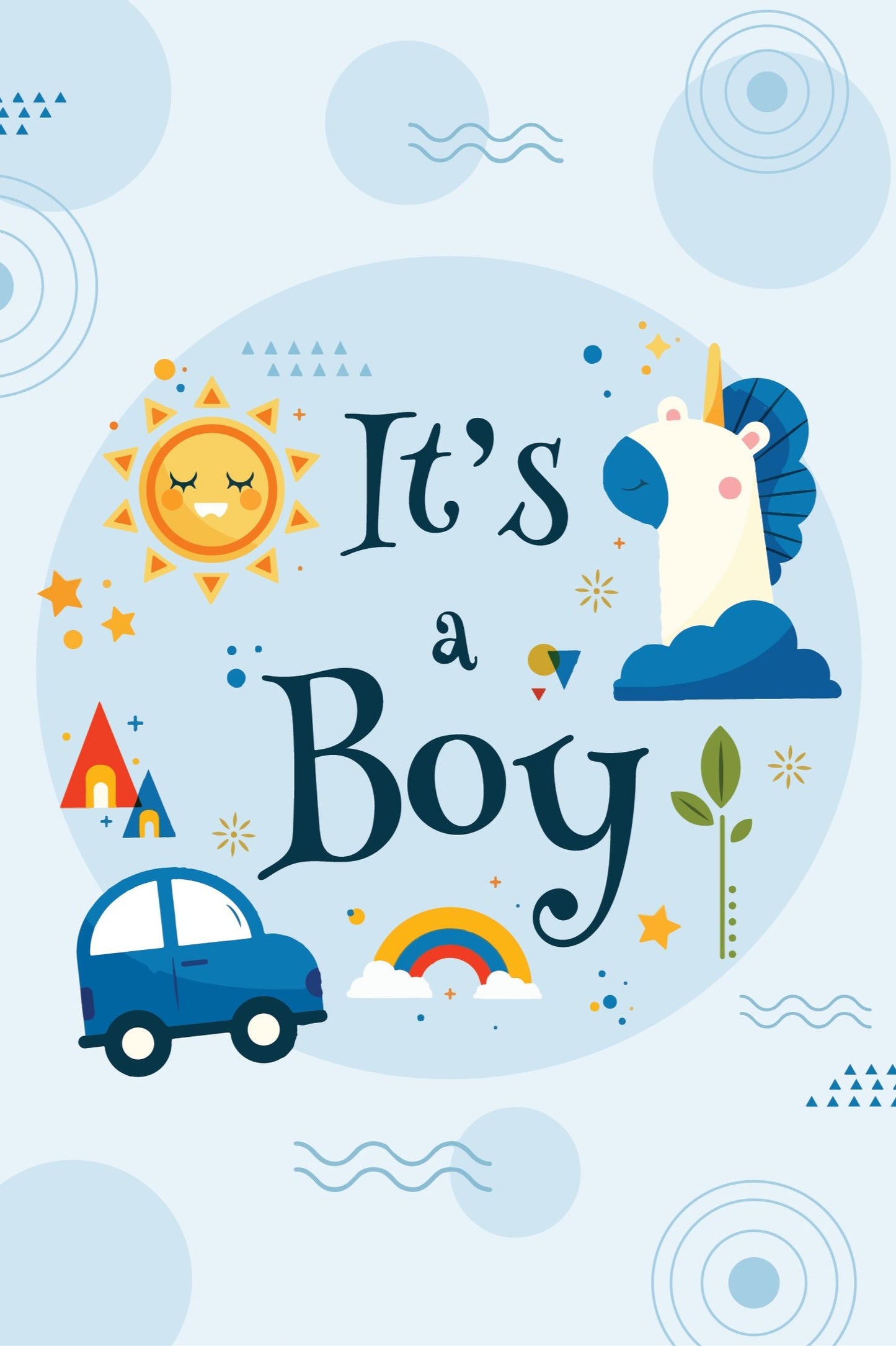 It's a boy greeting card -2