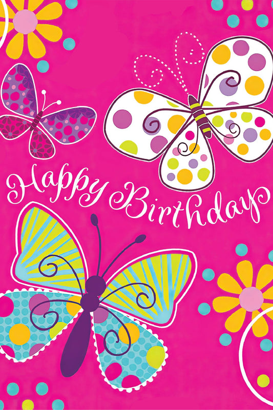 Butterfly Birthday greeting card