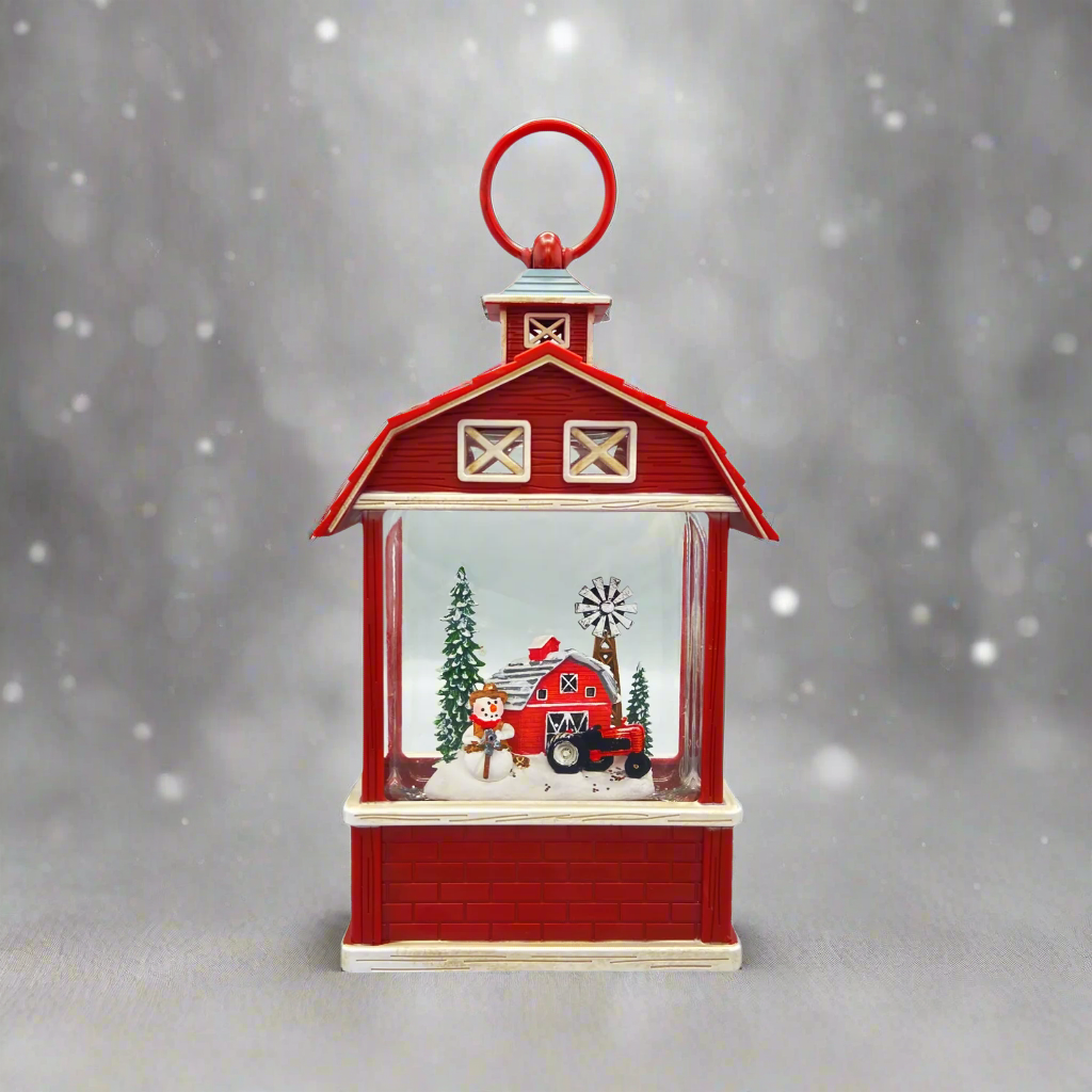 Musical Christmas Snow Globes-5